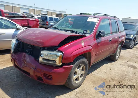 2006 Chevrolet Trailblazer Ls from USA, damaged, VIN 1GNDT13S762272948
